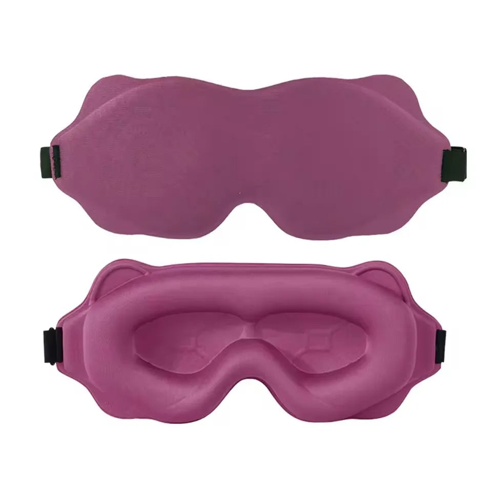 Sleep Eye Mask Weighted for Side Sleeper Men Women 3D Contoured Sleeping Mask No Eye Pressure 100% Blockout Soft Comfortable Eye